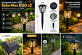 Lámpara Solar LED Exterior SolarMax DUO x2