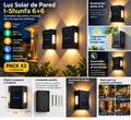 Luz solar para pared x2 l-shunfa 6+6 EH