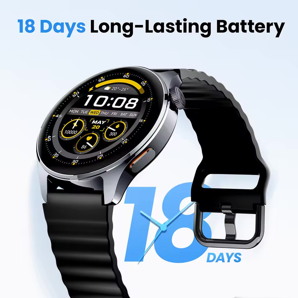 Smartwatch HAYLOU Watch 4S Bluetooth con Llamadas y Monitor de Salud