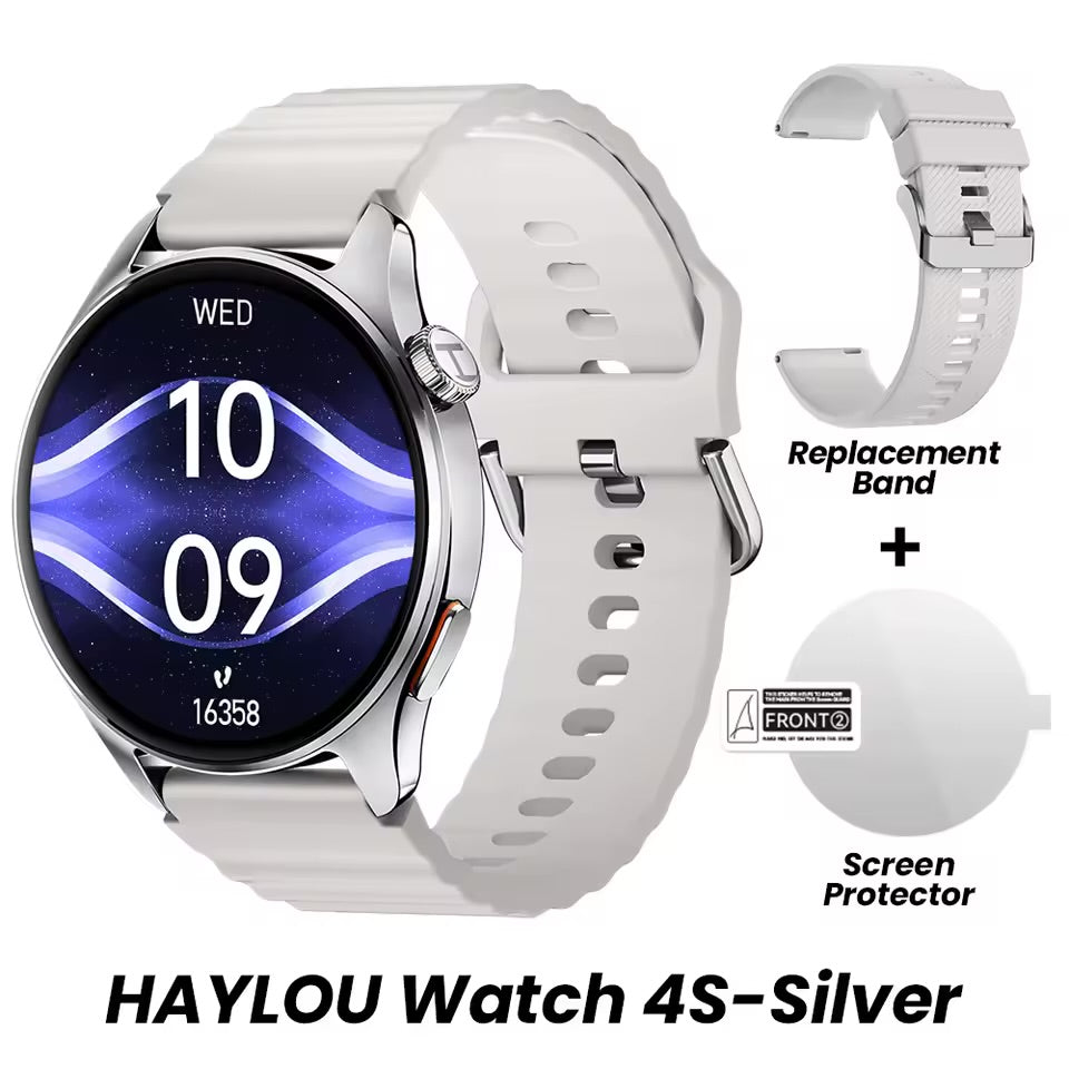 Smartwatch HAYLOU Watch 4S Bluetooth con Llamadas y Monitor de Salud