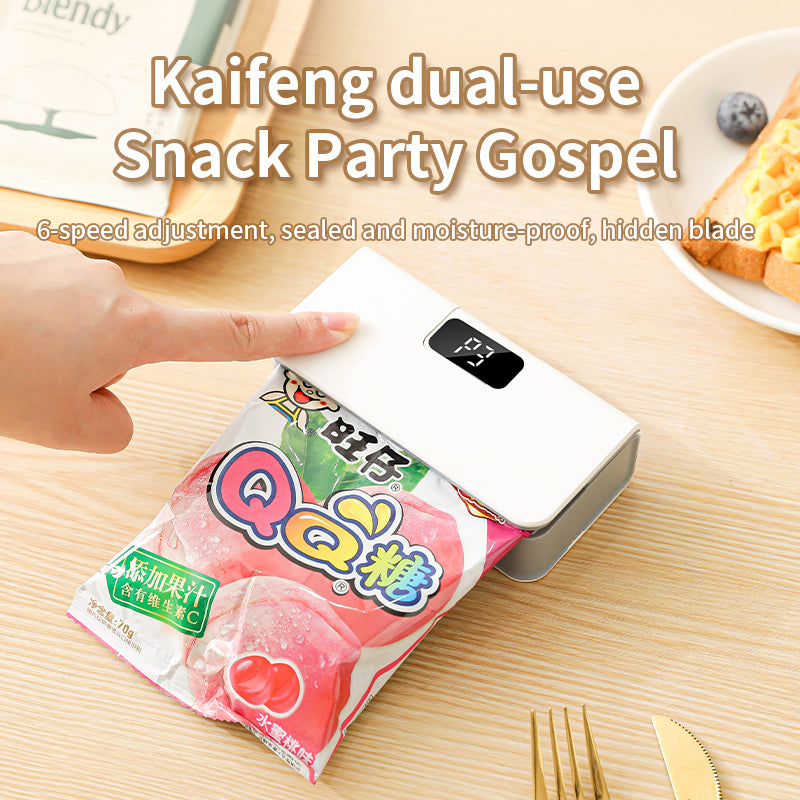 Mini Selladora de Bolsas Recargable USB | Conserva tus Alimentos Frescos